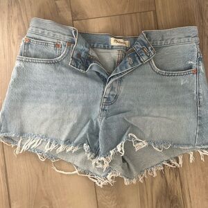 Madewell Cut Off Denim Shorts